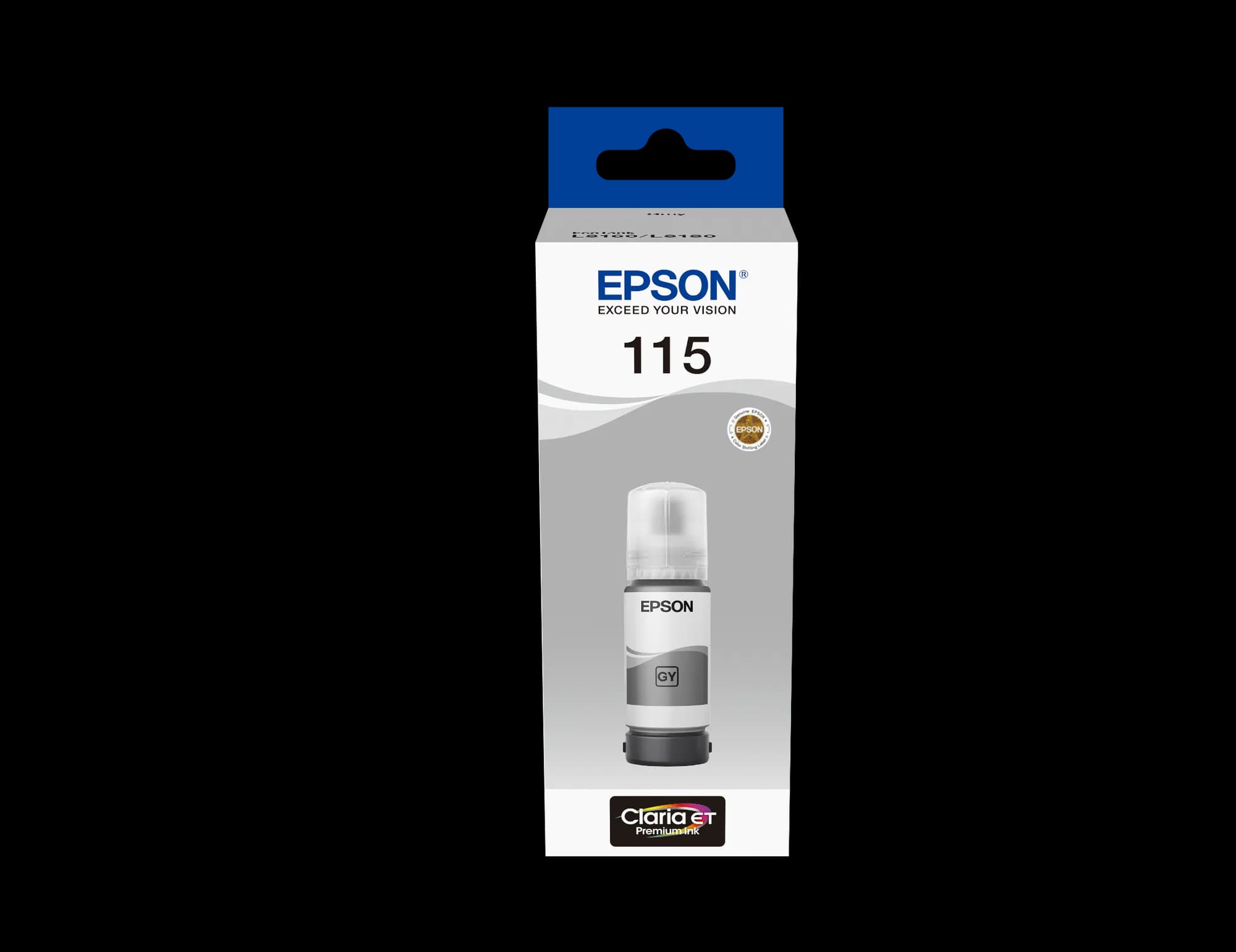 Epson 115 EcoTank Grey ink bottle (70 ml) 6200 pages @ 5% coverage