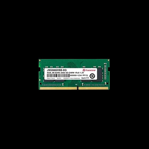 TRANSCEND 32GB JET MEMORY DDR4 2666MHZ NOTEBOOK SO-DIMM 2RX8 2GX8 CL19