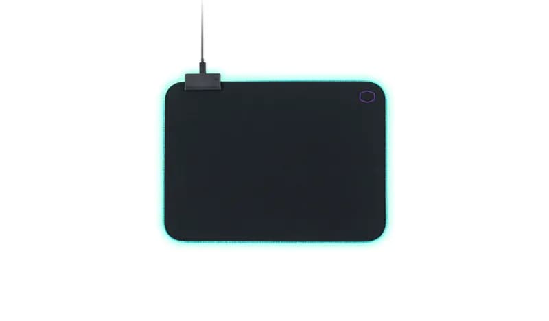 Cooler Master KeyBoard MP750 Medium Flexible RGB Mousepad; Smooth Surface; Thick RGB borders; Water Repellent Coating
