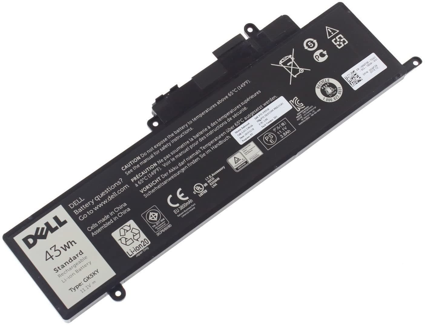 Dell Battery BATDL08101A