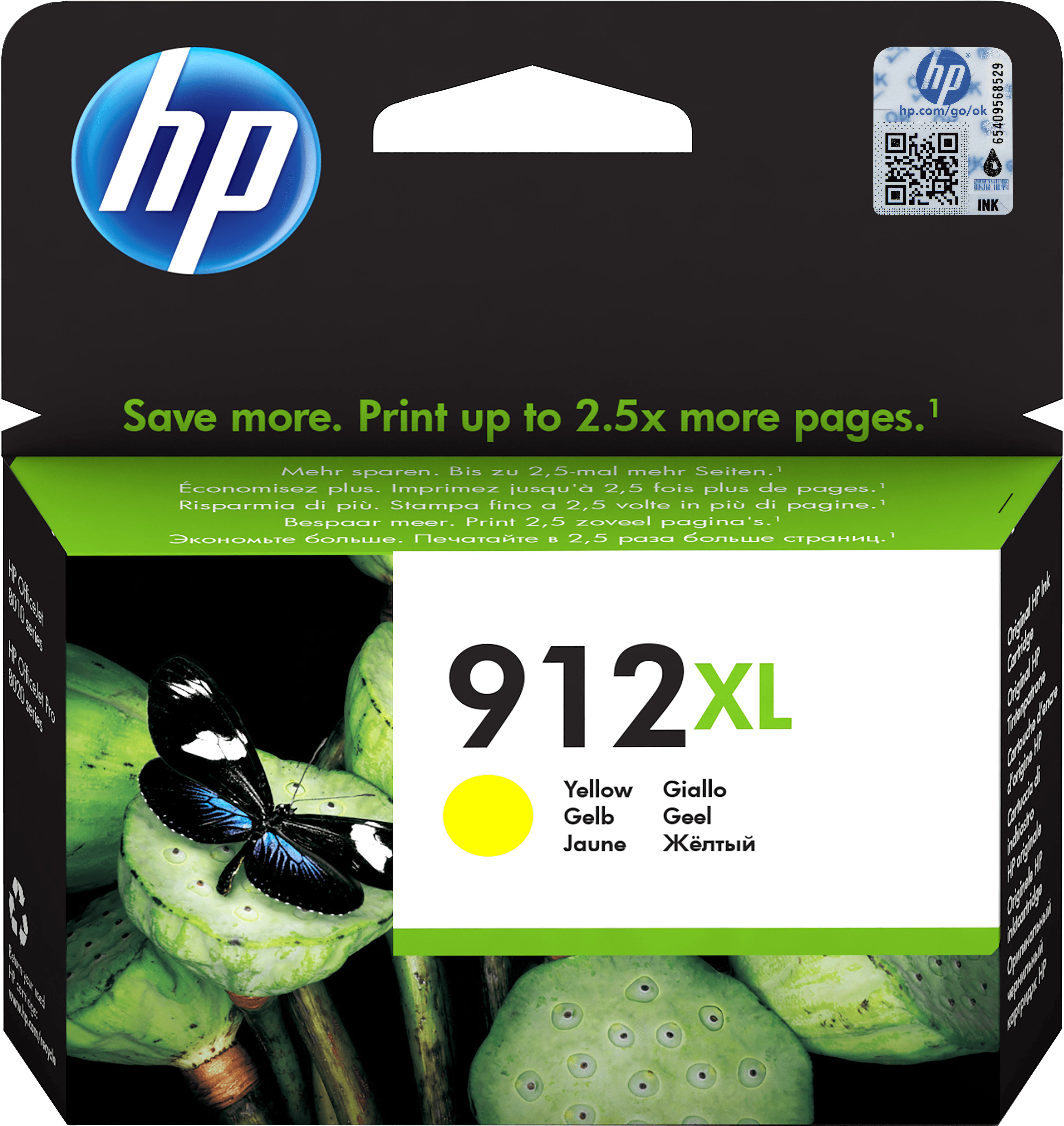 HP 912XL High Yield Yellow Original Ink Cartridge