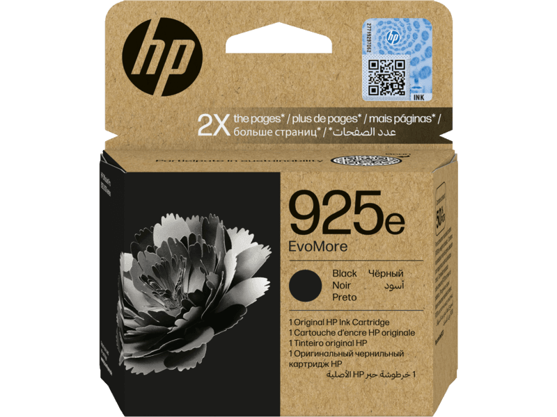HP 925e EvoMore Black Original Ink Cartridge