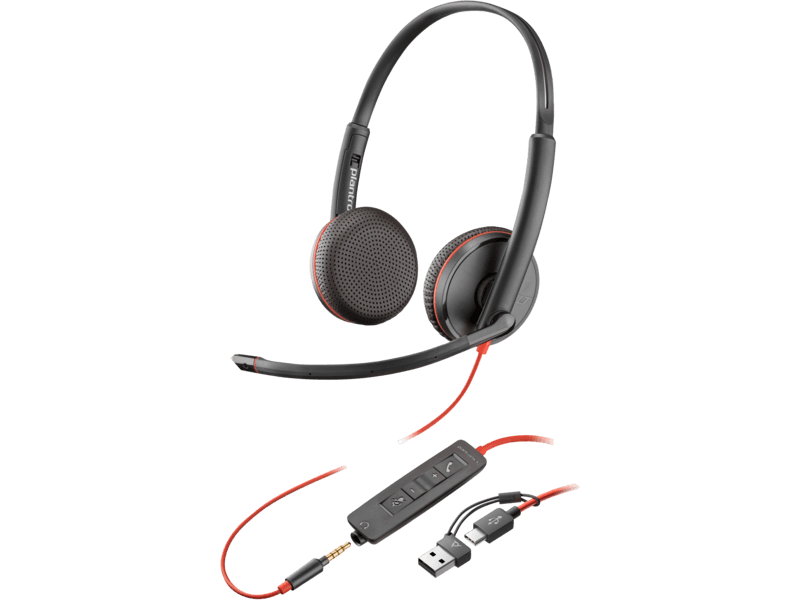 Poly Blackwire 3225 Stereo USB-C Headset Headset