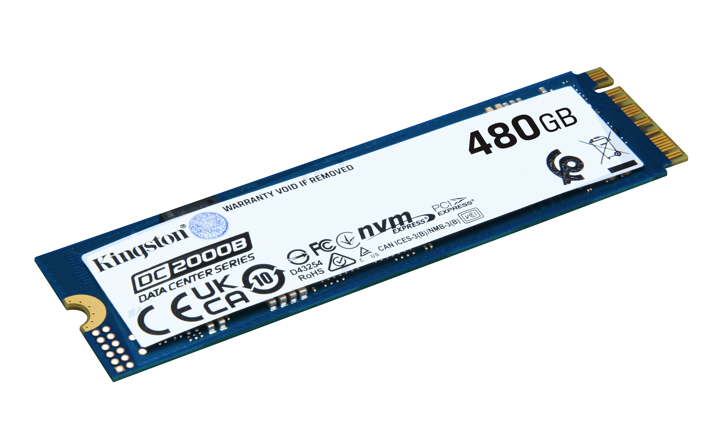 Kingston 480G DC2000B PCIe 4.0 M.2 2280 Enterprise SSD