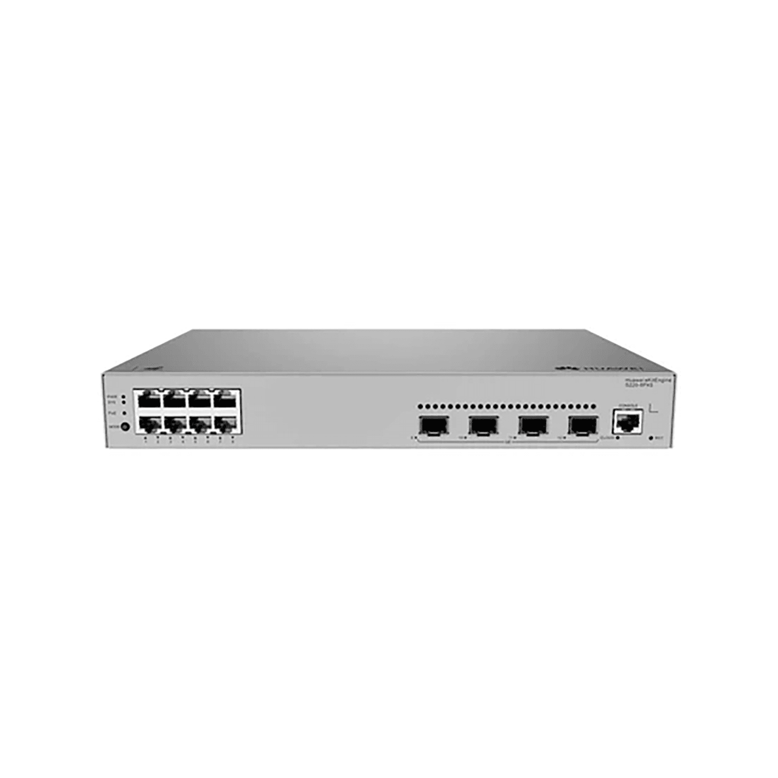 S220-8P4S 8*10/100/1000BASE-T ports(125W PoE+) 4*GE SFP ports built-in AC power