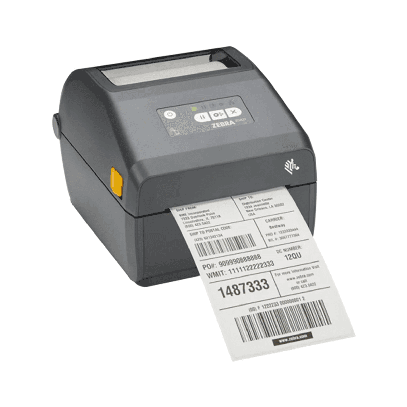 Zebra Thermal Transfer Printer (74/300M) ZD421; 203 dpi; USB; USB Host; Modular Connectivity Slot; BTLE5; EZPL