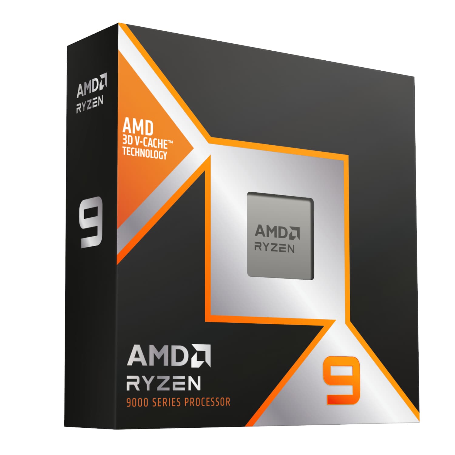 AMD Ryzen 9 9900X3D; AM5 12 Cores/24 Thread base Clock 4.4GHz;Max Boost 5.5 GHz; 128MB Cache; Radeon Graphics