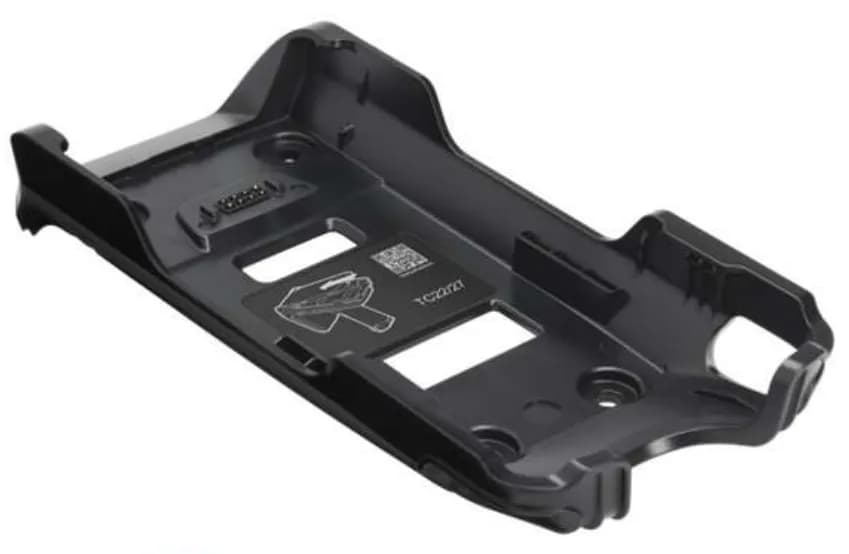 Zebra Sled adapter with e-Connex port for direct wired connection and charging allows TC22 / TC27 devices to be mounted on top o