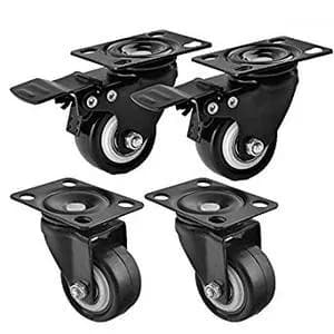 RCT SET OF 4 CASTORS 2x break 2x std.
