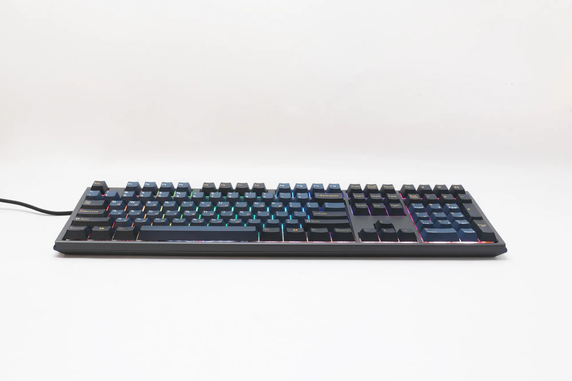Ducky Keyboard One 3 Pro 100% Mechanical Keyboard; RGB; PBT Tripple Shot Keycaps - Cherry MX2A Blue .