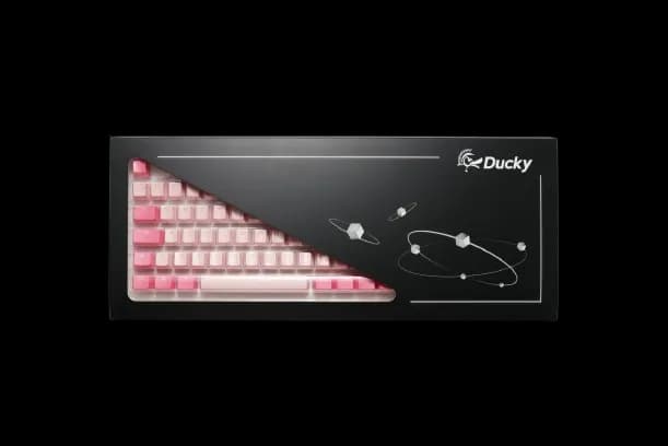 Ducky Keycap Gossamer Pink PBT Double-shot
