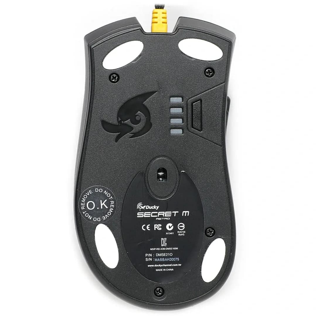 Ducky Mouse Secret M Retro PBT body mouse - PixArt sensor; Omron switches; 16000 DPI.